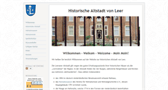 Desktop Screenshot of leer-altstadt.de