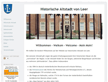 Tablet Screenshot of leer-altstadt.de